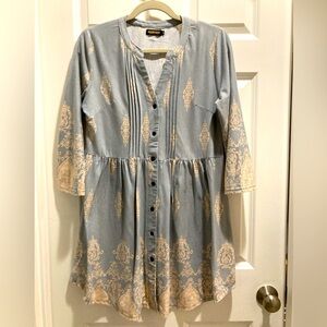 Border Print Tunic